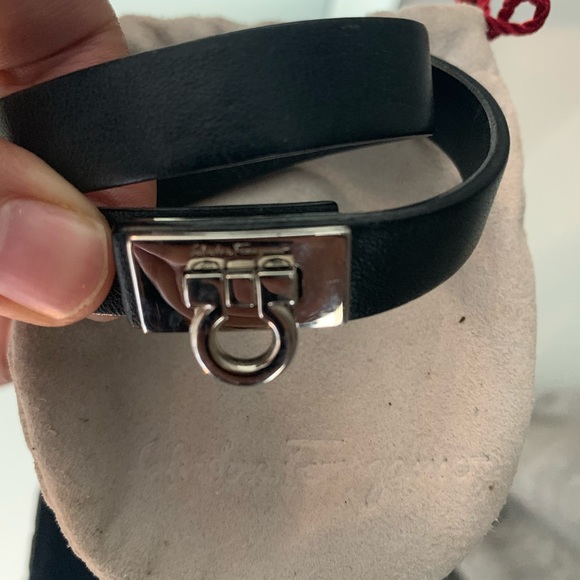 Salvatore Ferragamo leather double wrap - Picture 3 of 4